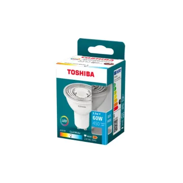 TOSHIBA LED ESSENTIAL PRIME GU10 5.5W 36D 6500K