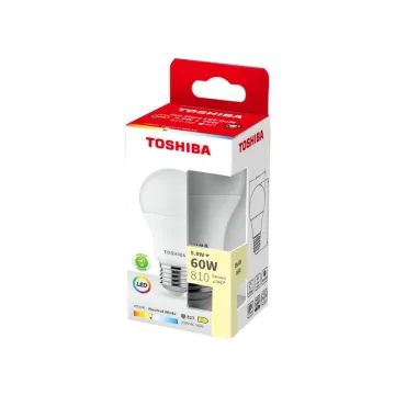 TOSHIBA LED ECO FLARE A60 E27 5.9W 4000K
