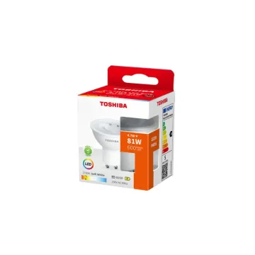 TOSHIBA LED ECO FLARE GU10 4.7W 36D 2700K