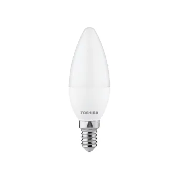 TOSHIBA LED C37 E14 7W 6500K