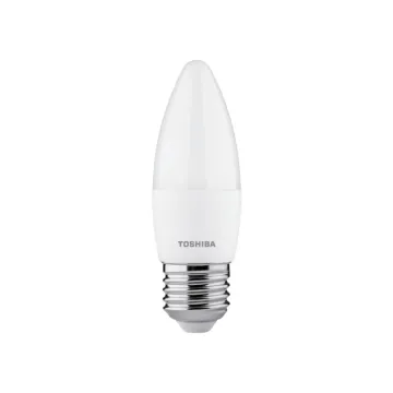 TOSHIBA LED C37 E27 7W 4000K