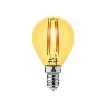 TOSHIBA LED FILAMENT COLOR YELLOW G45 E14 4.5W