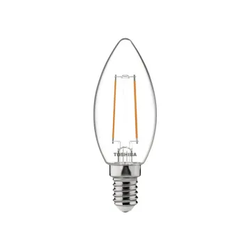 TOSHIBA LED FILAMENT C35 E14 2.5W 2700K