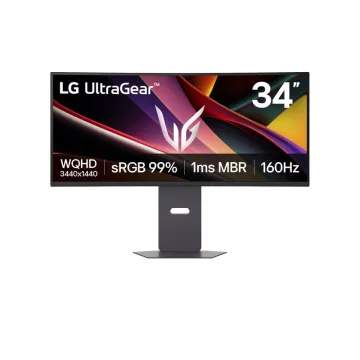 Monitor LG 34G600A-B / 34'' WQHD 3440x1440 Curved 160Hz VA / HDR10 / FreeSync Premium / Tilt/ VESA