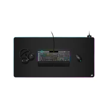 CORSAIR Cloth Gaming Mouse Pad MM700 RGB Extended 3XL/Desk Mat - Black