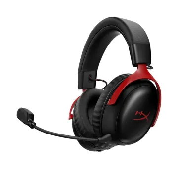 HyperX Cloud III S Over Ear Wireless Gaming Headset Black/Red - A59Z0AA