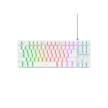 Trust GXT833W Thado TKL Keyboard White - 25894