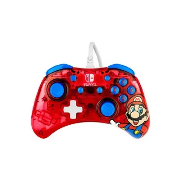 PDP - Wired Controller for Nintendo Switch and Pc Mario Red/Blue Candy