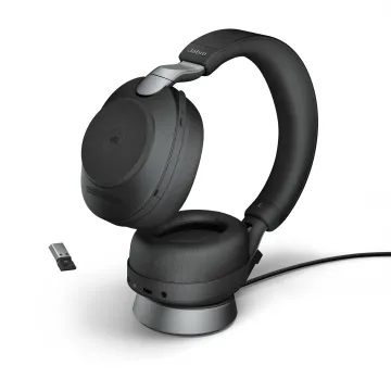 Jabra Evolve2 85 Headset ANC MS Teams Stand USB-A Bluetooth adapter/ Bluetooth (28599-999-989)