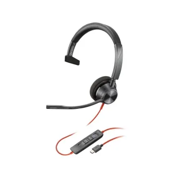 Poly Blackwire 3310 Headset Monaural Microsoft Teams Certified USB-C +USB-C/A Adapter - 8X216AA