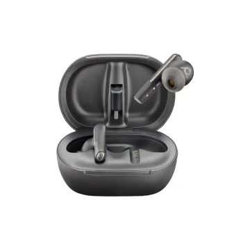 Poly Voyager Free 60+ UC Carbon Black Earbuds +BT700 USB-C Adapter +Touchscreen Charge Case (7Y8G4AA)