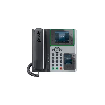 Poly Edge E400 IP Phone and PoE-enabled -82M93AA