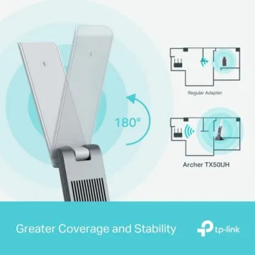 TP-Link AX3000 Wireless Adapter ARCHER 2? High-Gain Dual-Band Antennas (TX50UH)