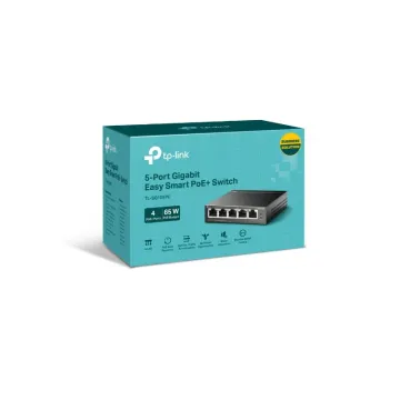 Tp-Link 5-Port Gigabit Easy Smart Switch with 4-Port PoE+ (TL-SG105PE)