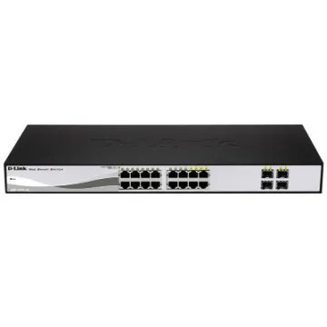 D-Link 28-Port Gigabit Smart Managed PoE Switch (DGS-1210-28P)