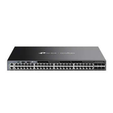 Tp-Link Omada 48-Port Gigabit Stackable L3 Managed PoE+ Switch with 6 10G Slots (SG6654XHP)