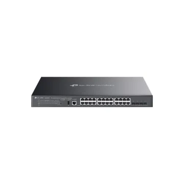 TP-Link Omada Switch 24-Port Gigabit Stackable Lite L3 Managed PoE++ Switch with 4? 10G Slots (SG5428XMPP)