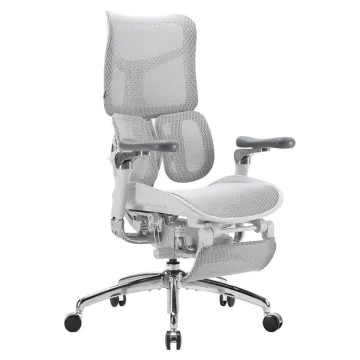 SIHOO ERGONOMIC CHAIR DORO S300 OFF WHITE with Footrest