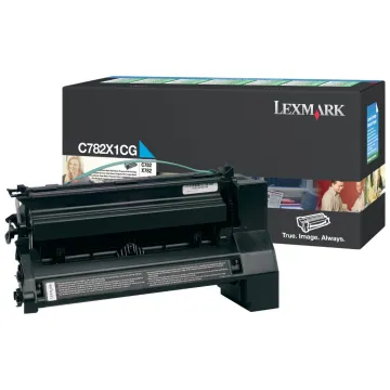 LEXMARK Toner Extra High Cyan C782X1CG