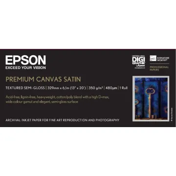 EPSON Paper Premium Canvas Satin rolls C13S041845