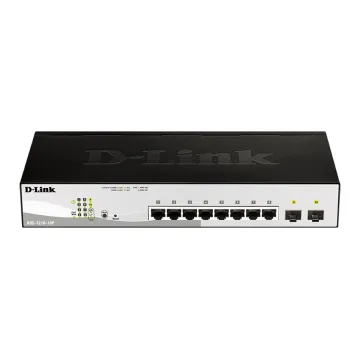 D-LINK SWITCH DGS-1210-10P 10 Ports 10/100/1000Mbps PoE