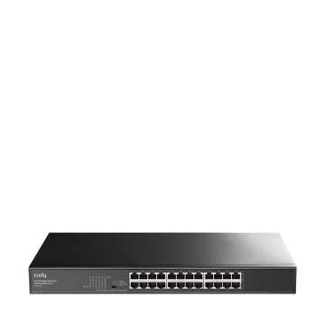 CUDY Switch GS1024E 24-Port Gigabit Rackmount Light Managed