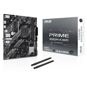 ASUS MOTHERBOARD PRIME B550M-K WIFI, AM4 , MATX