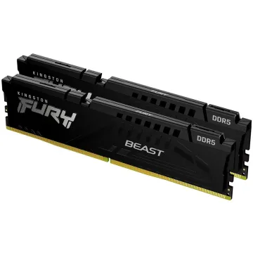 KINGSTON Memory KF556C36BBE2K2-64 FURY Beast Black DDR5, 5600MT/s, 64GB kit of 2