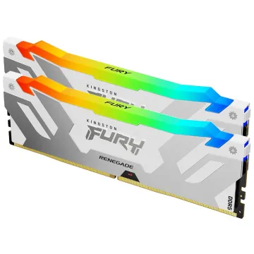 KINGSTON Memory KF572C38RWAK2-32 FURY Renegade WHITE RGB DDR5, 7200MT/s, 32GB kit of 2