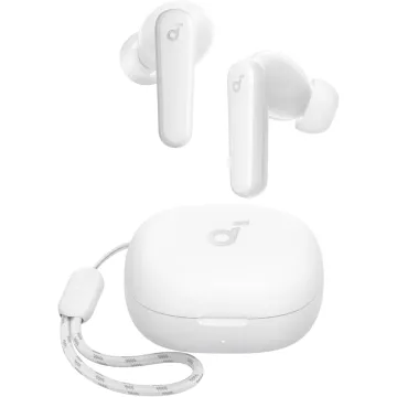 Anker Soundcore Wireless Earphones R50i , 2 Mics for AI Clear Calls, BT5.3, IPX5 White