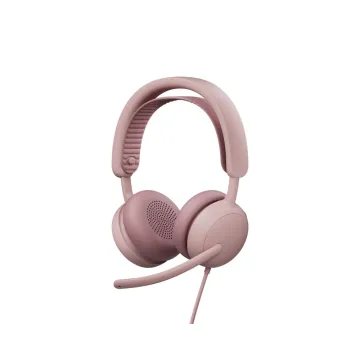 LOGITECH Headset Wired Zone 2 For Business USB Type C Rose - Teams Version