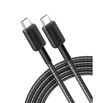 ANKER 322 USB-C to USB-C Cable 480MBps, 60W, 1.8m Black