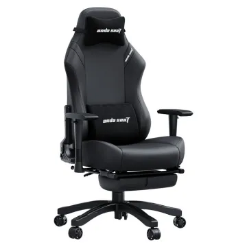 ANDA SEAT Gaming Chair LUNA PRO Black w/Footrest