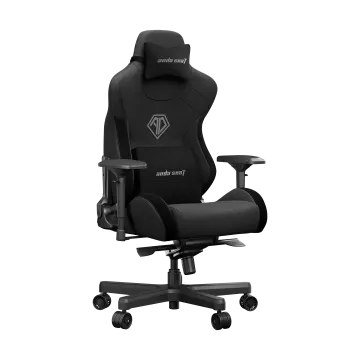 ANDA SEAT Gaming Chair T-PRO II Dark Grey/ Black FABRIC with Alcantara Stripes