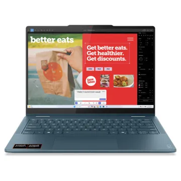 LENOVO Laptop Yoga 7 2-in-1 14AKP10 14'' WUXGA OLED/Ryzen AI 7-350/16GB/1TB/AMD Radeon 860M/Win 11 Home/3Y Premium/Tidal Teal