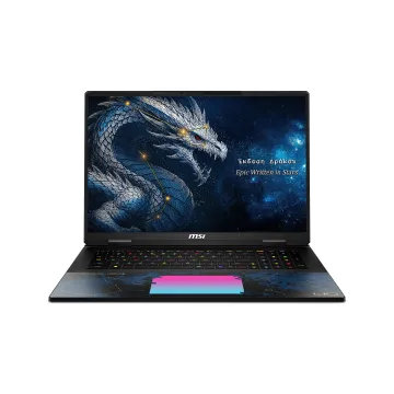 MSI Laptop Titan 18 HX Dragon Edition Draco Epic A2WJ 18'' UHD+ MiniLED 120Hz/U9-290HX/64GB/2*2TB SSD NVMe/NVidia GeForce RTX 5090 24GB/Win 11 Pro/2Y/Dragon Edition Draco Epic