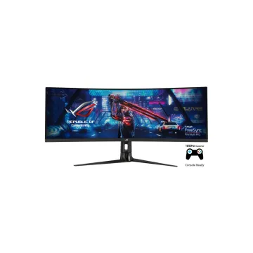 ASUS Monitor ROG STRIX XG49VQ 49'' 3840x1080 144Hz, HDMI, DisplayPort, USB Hub, FreeSync 2 HDR, Speakers, Height Adjustable, 3YearsW