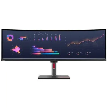 LENOVO Monitor ThinkVision P49w-30 49'' Dual QHD IPS, Curved,RJ45, HDMI, USB-C, Thunderbolt, Display Port, Height adjustable, 3YearsW