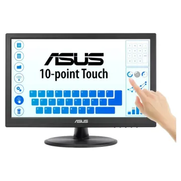 ASUS Monitor ASUS VT169HE, 15.6'' Touch 10-point, FHD, 5ms, 60Hz IPS, HDMI, D-SUB, Eye Care+ Technology, 3YearsW