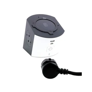 Legrand SurgeArrest 2 Outlets 2m Cable Corner White/Grey