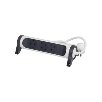 Legrand SurgeArrest 3 Outlets 1.5m Cable White/Grey Rotating