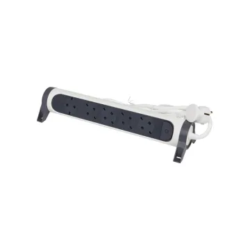 Legrand SurgeArrest 5 Outlets 1.5m Cable White/Grey Rotating