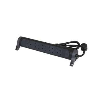 Legrand SurgeArrest 5 Outlets 1.5m Cable Black/Grey Rotating