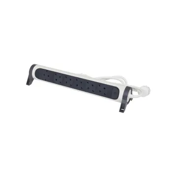 Legrand SurgeArrest 6 Outlets 1.5m Cable White/Grey Rotating