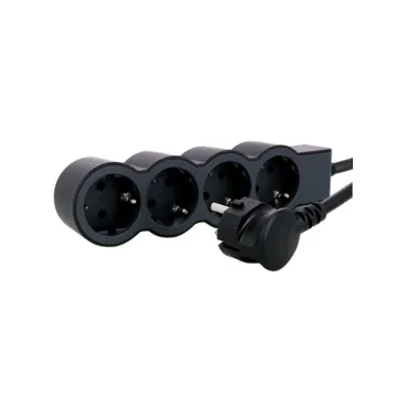 Legrand SurgeArrest 4 Outlets 5m Cable Black/Grey