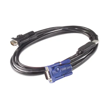 APC KVM USB Cable AP5253, 6 ft (1.8 m)