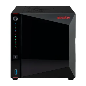 ASUSTOR NAS NIMBUSTOR 4 Gen2 AS5404T 4-BAY 3,5''/4x M.2 NVMe slots/Intel Celeron Quad-Core/4GB DDR4/2x2.5GbE Port