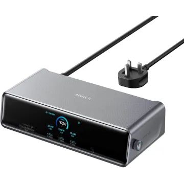 Anker Docking Station Prime 14 in 1, USB-C,Triple 4K@60Hz, 2 HDMI+1 DP, 140W Max Power, Smart Display