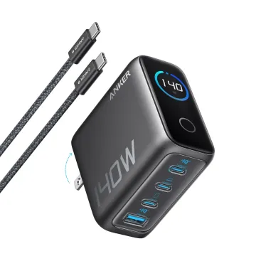 ANKER WALL CHARGER 140W 3X USB-C 1X USB-A GREY