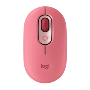 LOGITECH Mouse POP Wireless With Emoji Button Rose